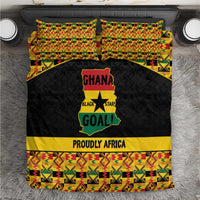 Afro Ghana Football Bedding Set Black Stars Never Fall - Kente Pattern - Wonder Print Shop