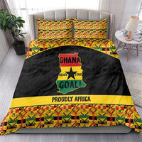 Afro Ghana Football Bedding Set Black Stars Never Fall - Kente Pattern - Wonder Print Shop