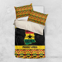 Afro Ghana Football Bedding Set Black Stars Never Fall - Kente Pattern - Wonder Print Shop