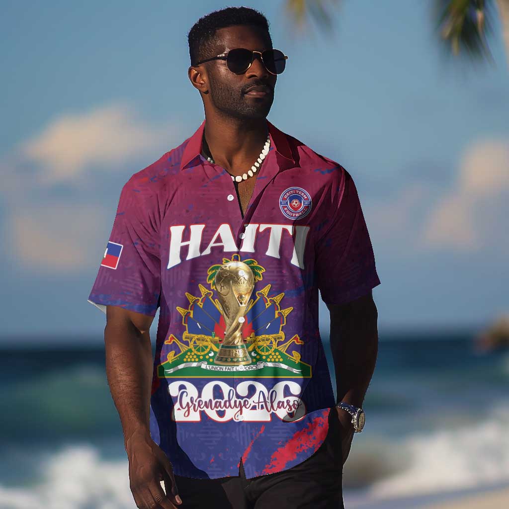 Personalized Afro-Haiti Football Hawaiian Shirt 2026 Nou Retounen Anko LT15