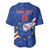 Custom Cape Verde Football Baseball Jersey Go Blue Sharks