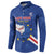 Custom Cape Verde Football Button Sweatshirt Go Blue Sharks