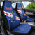 Custom Cape Verde Football Car Seat Cover Go Blue Sharks