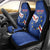 Custom Cape Verde Football Car Seat Cover Go Blue Sharks