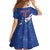 Custom Cape Verde Football Family Matching Summer Maxi Dress and Hawaiian Shirt Go Blue Sharks