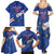 Custom Cape Verde Football Family Matching Summer Maxi Dress and Hawaiian Shirt Go Blue Sharks