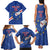 Custom Cape Verde Football Family Matching Tank Maxi Dress and Hawaiian Shirt Go Blue Sharks