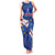 Custom Cape Verde Football Family Matching Tank Maxi Dress and Hawaiian Shirt Go Blue Sharks