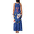 Custom Cape Verde Football Family Matching Tank Maxi Dress and Hawaiian Shirt Go Blue Sharks