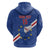 Custom Cape Verde Football Hoodie Go Blue Sharks