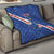 Custom Cape Verde Football Quilt Go Blue Sharks