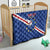 Custom Cape Verde Football Quilt Go Blue Sharks