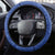 Cape Verde Football Steering Wheel Cover Go Blue Sharks