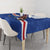 Custom Cape Verde Football Tablecloth Go Blue Sharks