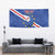 Custom Cape Verde Football Tapestry Go Blue Sharks