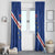 Custom Cape Verde Football Window Curtain Go Blue Sharks