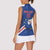 Custom Cape Verde Football Women Sleeveless Polo Shirt Go Blue Sharks