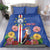 Personalised Cape Verde Bedding Set Grey-Headed Kingfisher Mix Gerbera Daisy