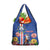 Personalised Cape Verde Grocery Bag Grey-Headed Kingfisher Mix Gerbera Daisy