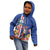 Personalised Cape Verde Kid Hoodie Grey-Headed Kingfisher Mix Gerbera Daisy