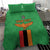 Personalised Zambia Bedding Set Flag Style Mix Kente Pattern