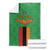 Personalised Zambia Blanket Flag Style Mix Kente Pattern