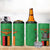 Personalised Zambia 4 in 1 Can Cooler Tumbler Flag Style Mix Kente Pattern