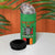 Personalised Zambia 4 in 1 Can Cooler Tumbler Flag Style Mix Kente Pattern