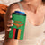 Personalised Zambia 4 in 1 Can Cooler Tumbler Flag Style Mix Kente Pattern