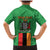 Personalised Zambia Family Matching Mermaid Dress and Hawaiian Shirt Flag Style Mix Kente Pattern