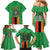 Personalised Zambia Family Matching Mermaid Dress and Hawaiian Shirt Flag Style Mix Kente Pattern