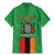 Personalised Zambia Family Matching Mermaid Dress and Hawaiian Shirt Flag Style Mix Kente Pattern