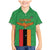 Personalised Zambia Family Matching Mermaid Dress and Hawaiian Shirt Flag Style Mix Kente Pattern