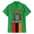 Personalised Zambia Family Matching Off The Shoulder Long Sleeve Dress and Hawaiian Shirt Flag Style Mix Kente Pattern