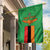 Personalised Zambia Garden Flag Flag Style Mix Kente Pattern