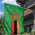 Personalised Zambia Garden Flag Flag Style Mix Kente Pattern