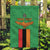 Personalised Zambia Garden Flag Flag Style Mix Kente Pattern