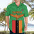 Personalised Zambia Hawaiian Shirt Flag Style Mix Kente Pattern