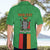 Personalised Zambia Hawaiian Shirt Flag Style Mix Kente Pattern