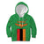 Personalised Zambia Kid Hoodie Flag Style Mix Kente Pattern