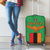 Personalised Zambia Luggage Cover Flag Style Mix Kente Pattern