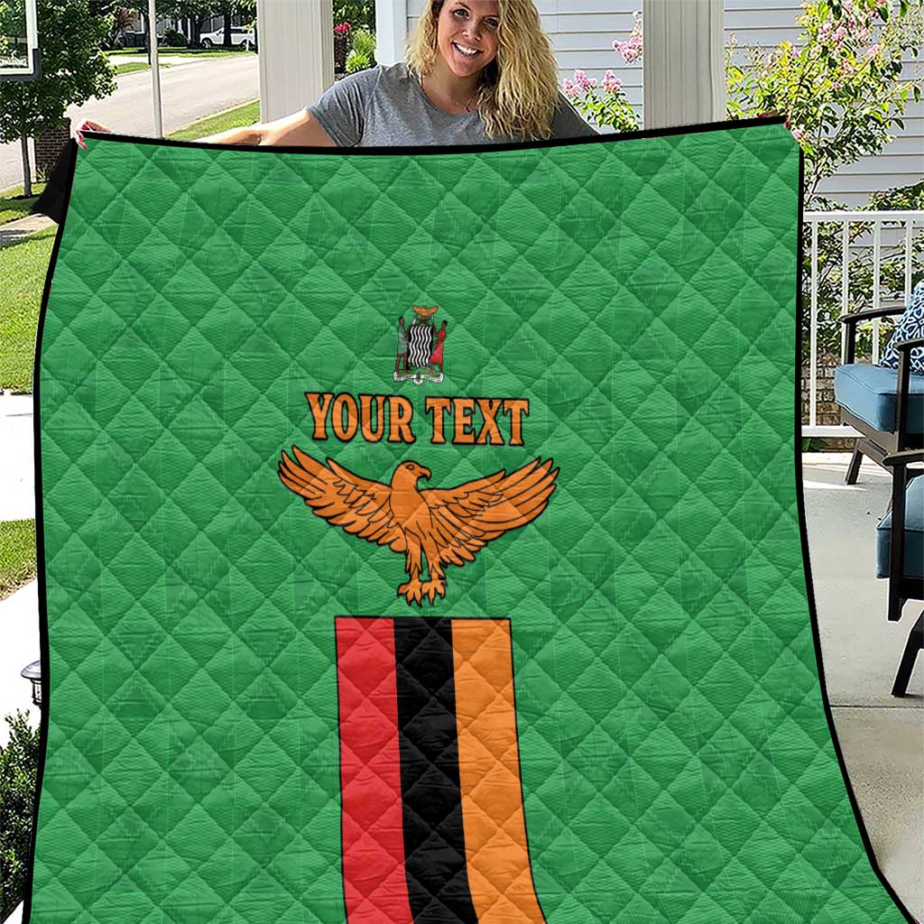 Personalised Zambia Quilt Flag Style Mix Kente Pattern