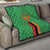 Personalised Zambia Quilt Flag Style Mix Kente Pattern