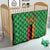 Personalised Zambia Quilt Flag Style Mix Kente Pattern