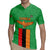 Personalised Zambia Rugby Jersey Flag Style Mix Kente Pattern