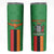 Personalised Zambia Skinny Tumbler Flag Style Mix Kente Pattern