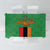 Personalised Zambia Tablecloth Flag Style Mix Kente Pattern