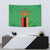 Personalised Zambia Tapestry Flag Style Mix Kente Pattern