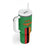 Personalised Zambia Tumbler With Handle Flag Style Mix Kente Pattern