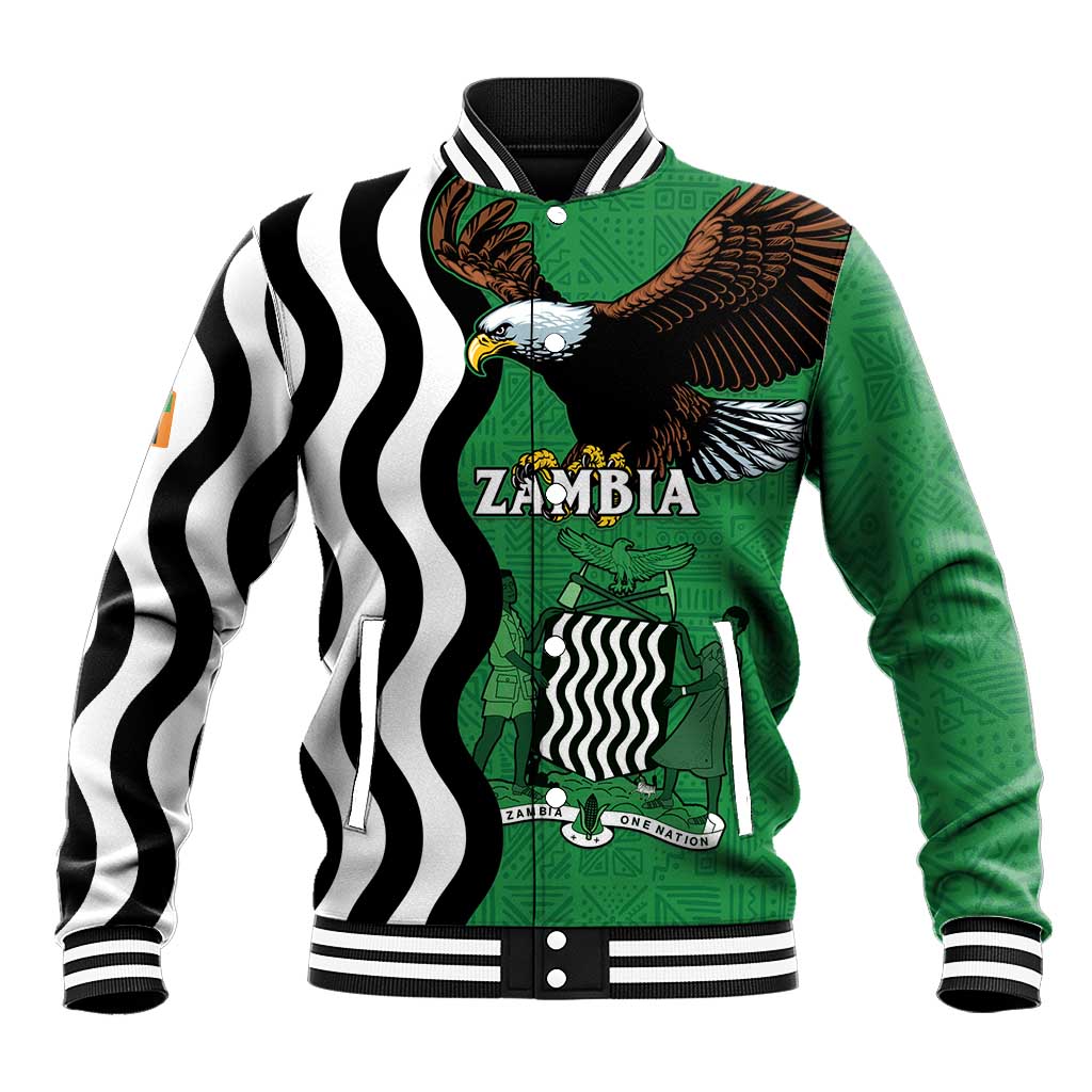 Zambia Baseball Jacket One Zambia One Nation